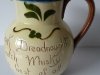 Watcombe Pottery Water Jug for Dreadnought Whisky