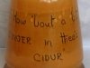Watcombe Pottery Ginger Shaker made for the Taunton Cider Co