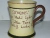 Watcombe Pottery Jug for Symons Cyder
