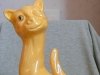 Aller Vale 12ins Winking Cat yellow glaze