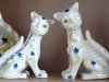 Aller Vale Cats in the Stars & Moons pattern, 5ins and 6ins