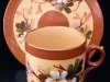 Watcombe Pottery Cup & Saucer with apple blossom