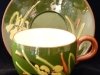 Watcombe Pottery Cup & Saucer with Daffodil decoration