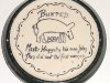 Daison Art Pottery Coaster commemorating the first cannon, made at Buxted