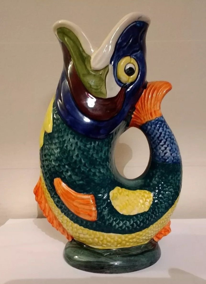 Gurgle fish jug from the last period