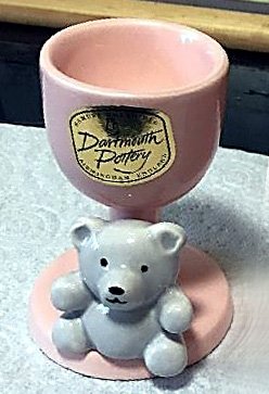 Teddy bear range egg cup from the Heath period