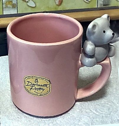 Teddy bear range cup from the Heath period