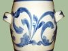 Devonshire Potteries scroll vase