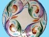 Devonshire Potteries scroll platter