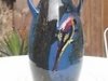£8 Torquay Pottery Vase with applied Parrot Nov \'11
