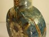 £74 Aller Vale Barbotine decorated banjo vase Dec \'14