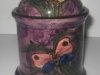 £25 Longpark Tobacco Jar with butterflies June 13