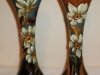 £50 Aller Vale Barbotine decorated vases 10ins Nov \'14