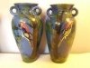 £30 pair of Torquay Pottery vases with applied parrots Nov \'15