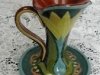 £48 Aller Vale rare Crocus pattern Candleholder Oct \'13