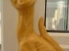 £51 Aller Vale winking cat, unpopular yellow glaze, Jul \'13