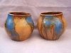 £20 Pair of Watcombe Flown Glaze Vases Mar \'12