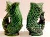 Dartmouth  Pottery. Gurgle fish salt and pepper pots
