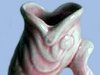 Dartmouth  Pottery. Gurgle fish Jug miniture-gurgle-jug