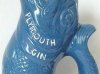 Dartmouth Pottery gurgle fish jug plymouth gin spirit-of-england
