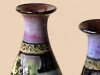 Lemon & Crute pair of floral vases. 