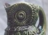 Longpark Art Pottery Jug modelled as an owl, turquoise ground
