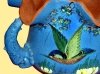 Longpark Pottery dolphin-handle-jardinier
