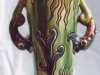 Longpark Art Pottery Vase decorated with an underwater scene of  seaweed, jellyfish and fish handles