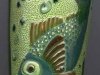 Longpark Pottery Vase with North Devon style Fish decoration