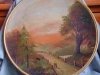 Longpark Pottery Plate with oil painting