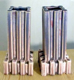 Westcountry & Candy Ware square vases