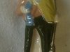 Aller Vale Pixy, holding a broom and a key, free-standing model