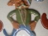 Aller Vale Pixy, dancing a jig, sprigged on a jug