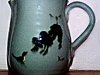 Priddoe\'s Studio Pottery poodle jug