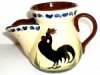 Longpark Pottery, Shaving Mug with Black Cockerel decoration