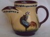 Longpark Pottery, Shaving Mug with Coloured Cockerel decoration