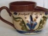 Torquay Pottery, Shaving Mug with Scandy decoration