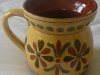 Most Aller Vale Side-pour Jugs are 4\" high, this is an example with the Kerswell Daisy (I4) pattern and is 5\" high