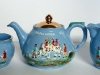 Dartmouth Pottery Teapot with Widecombe Fair