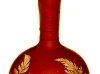 Torquay Terracotta Company. A bottle vase decorated by A. Fisher.