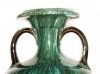 Torquay Terracotta Company. A flown glazed vase marked Hele Cross.