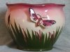 Torquay Pottery Jardiniere with applied Butterfly