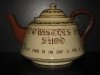 Watcombe Pottery Giant 16-pint Teapot, Motto side