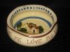 Watcombe Pottery Dog Bowl
