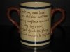 Watcombe Pottery Beer Mug - Farming Motto