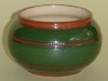 Watcombe bowl green ground with beading
