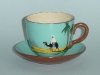 Watcombe Teacup with a desert scene