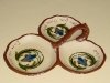 Watcombe Trefoil Dish (for biscuits, butter and cheese) with Scandy decoration