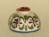 Watcombe Inkwell with the Aller Vale Kerswell daisy pattern on cream ground