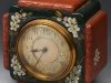 Watcombe Pottery clock, with Swiss mechanism